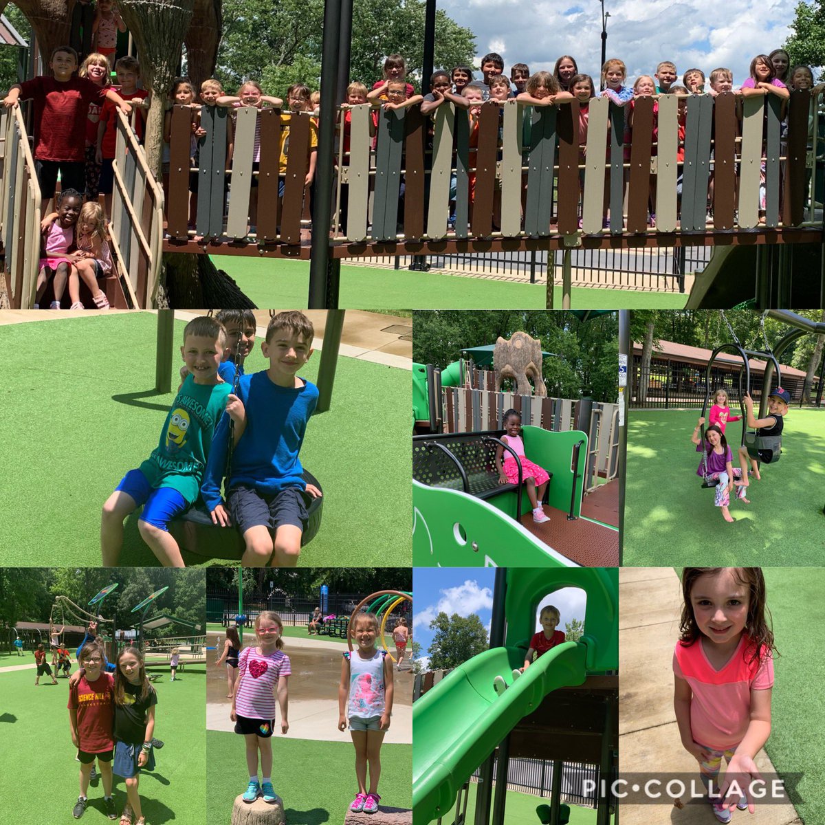 Kirstiebolton78's tweet image. After the JCPL WE had a fun afternoon @RotaryJCTN! WE love this park! Everyone had so much fun. Eagle Explorers had a great day of fun &amp;amp; learning adventures! 😎 @Woodland_JCS @jcityTNschools #eagleexplorerstakeonthepark #funwashadbyall #WEdaredmrskirstietogodowntheslide #shedid