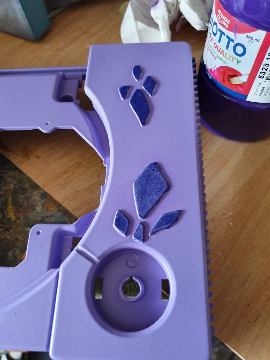 rgeekmgs's tweet image. Après réception de la peinture manquante on continue : #playstation #spyro #custom