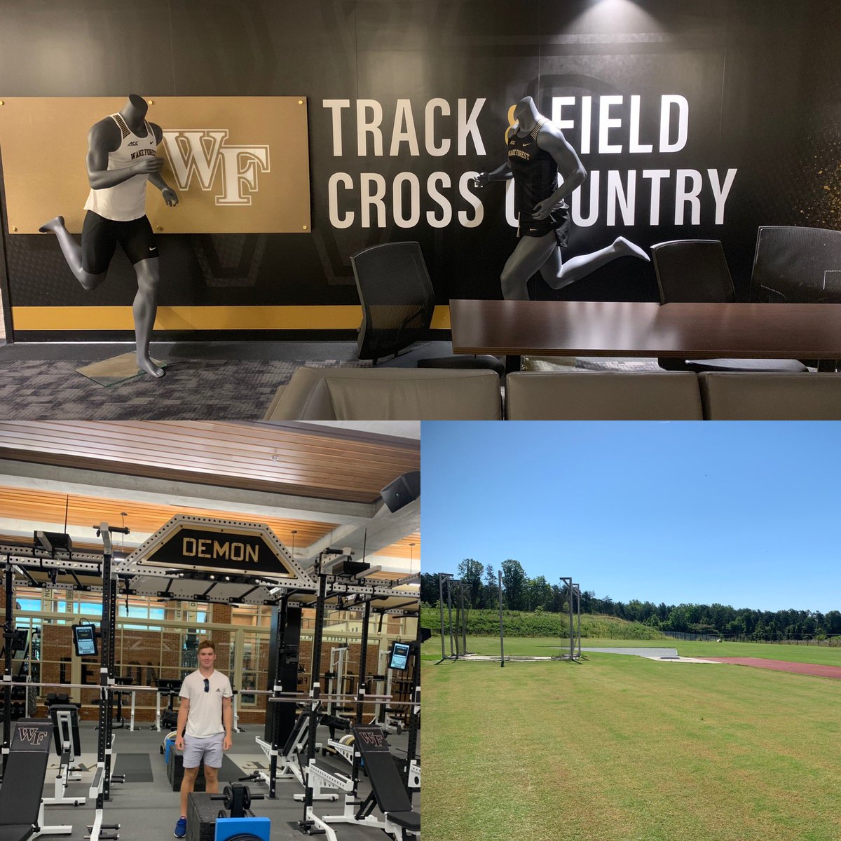 Took a trip to <a href="/connormathis23/">Connor Mathis</a> new stomping grounds while in NC for #NBNationals.  Beautiful facilities at <a href="/WakeTrack/">Wake TF/XC</a>!