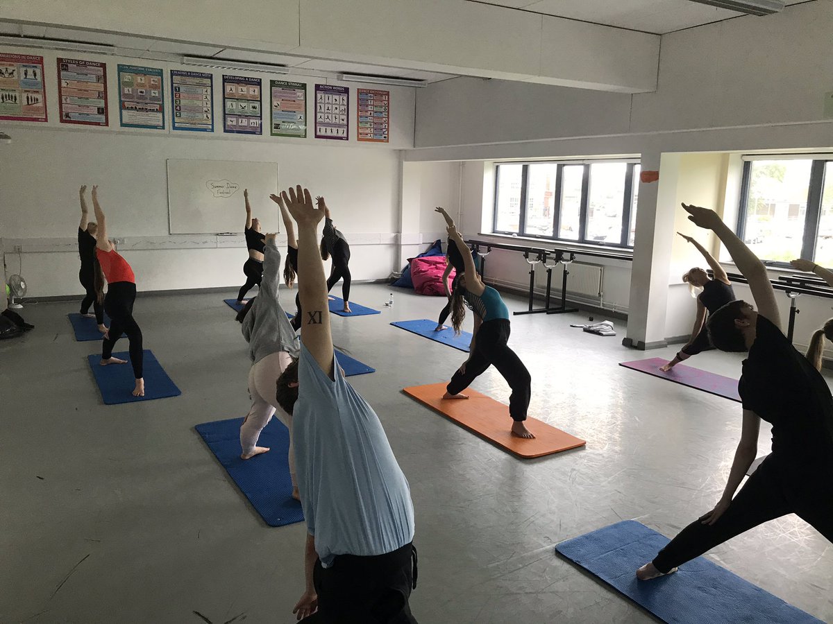 CraigCoombsMA's tweet photo. A Great class today with #katie #yogalates @NPTC_Creative https://t.co/kl7g6WGECg