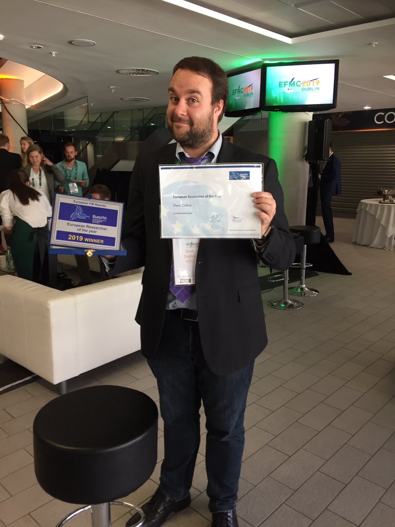 I am both honoured and amazed to have won <a href="/EuroFM/">EuroFM</a> European Researcher of the Year.

Thank you all for your help and support and here’s to more Green Leasing and FM research to come! #eurofm #sustainablefacilitiesmanagement #greenleasing #greeleases #greenlease #efmc2019