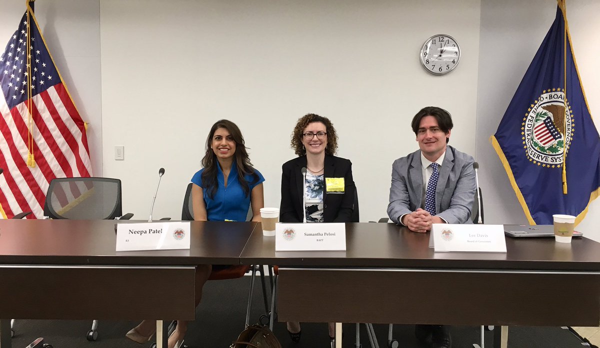 BlockchainQueen's tweet photo. Great time speaking to @federalreserve BSA/AML examiners across the country with Samatha Pelosi from BAFT about @Cordablockchain, AML benefits using #blockchain and #tradefinance initiatives like @network_polo / voltron @inside_r3 https://t.co/0CjBH07DFS