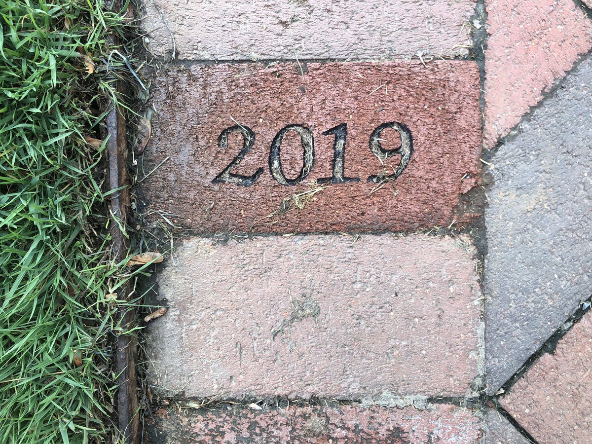 We have a new addition to Alumni Walk.