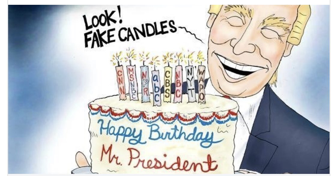 #45 Happy Birthday President Trump! @realDonaldTrump #FakeCandles.