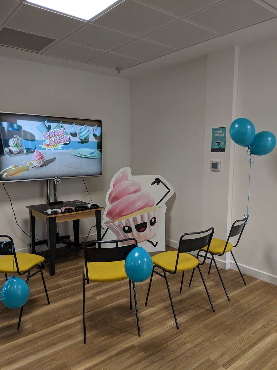 Lovely end to Friday... kicking off the launch event of @WOMGNE #gamedev #NorthEast