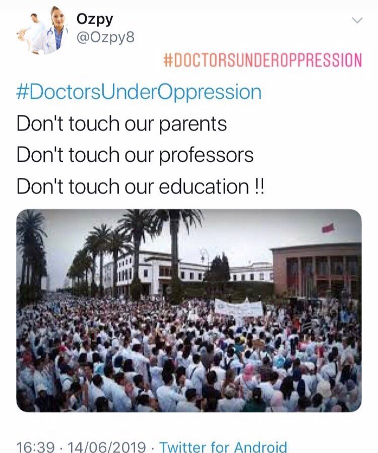 khadijaEl79's tweet photo. #DoctorsUnderOppression https://t.co/hX08EFXjZS