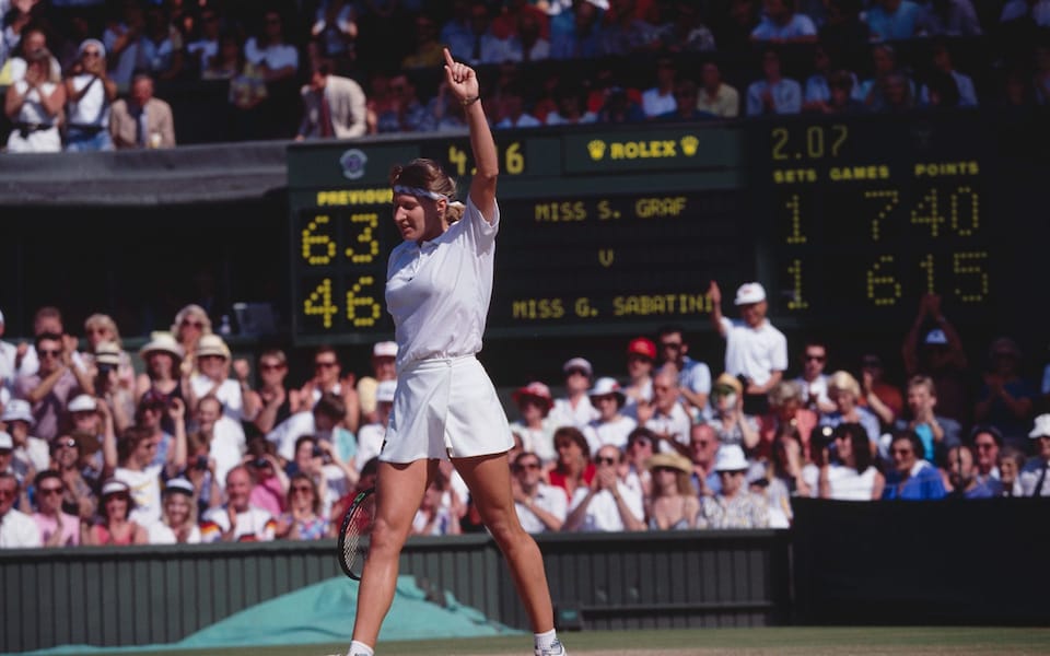 Happy birthday to the greatest of all time, Steffi Graf. 