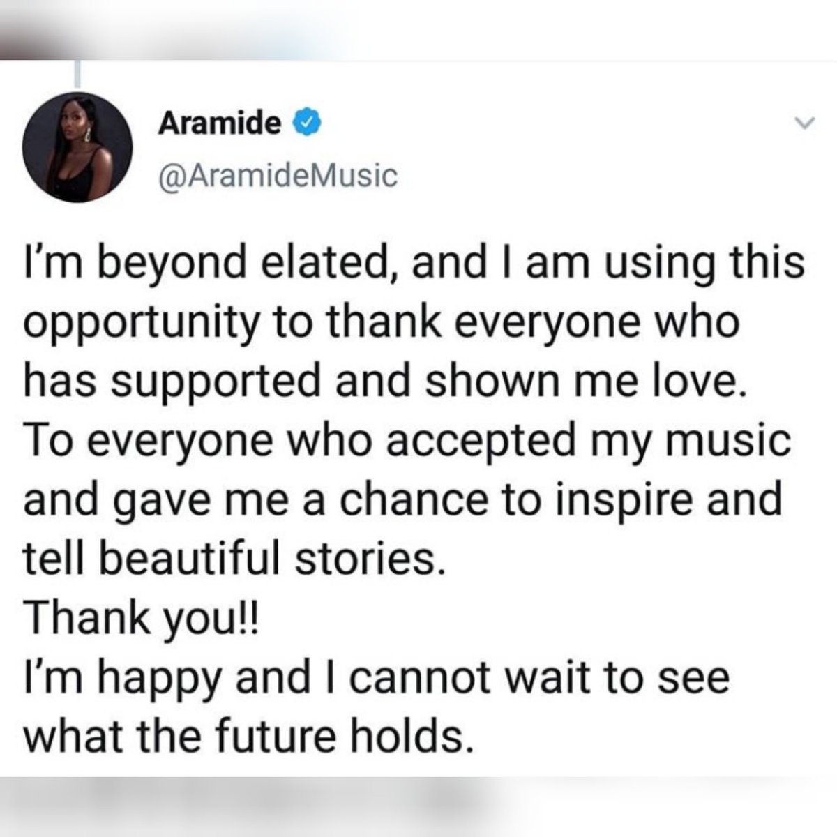 AccessForReal's tweet photo. @aramidemusic becomes a member of the Grammy Recording Academy
.
.
#Grammy  #TheRecordingAcademy https://t.co/8UoUMQyAQ6