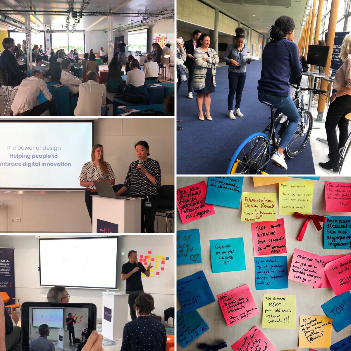 lesage_rachel's tweet photo. Design Week, Last day : Design de la data, design thinking, design industriel, créativité... Une dernière journée inspirante pour tous ! Merci @Qlik_FR @renault_fr @AurelieMarchal @PaulineAle @AFIKLMEM #afdesignweek #AF_DigitalFactory #tgif https://t.co/P6wJzOE8Cp