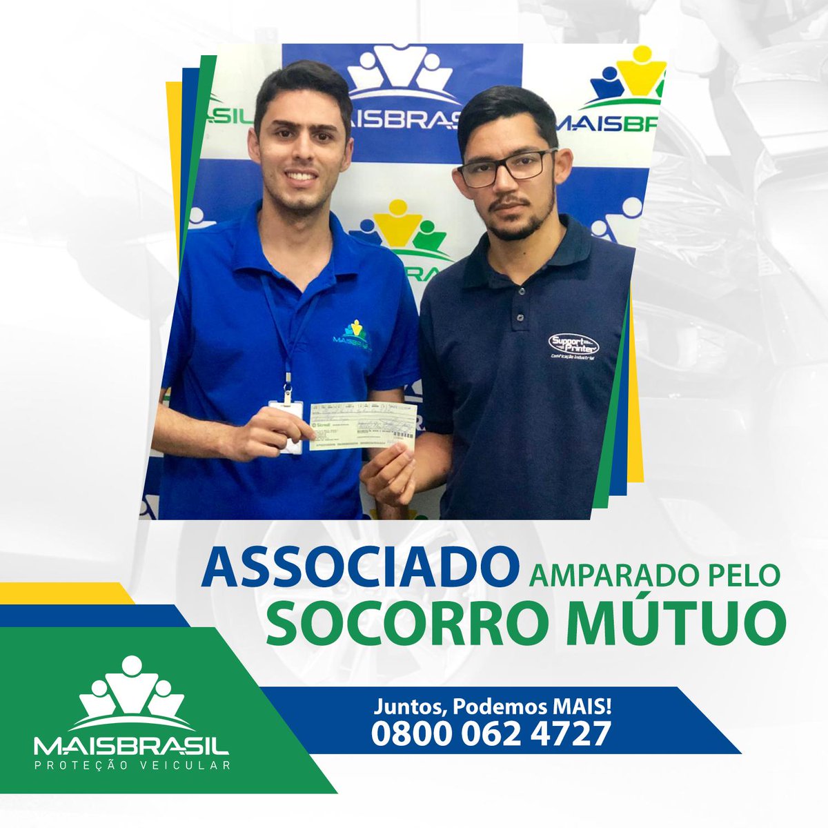 maisbrbeneficio's tweet photo. Mais um associado que está sendo amparado pelo SOCORRO MÚTUO!
Associe-se ao Movimento Mais Brasil.

Juntos, Podemos MAIS!
0800 062 4727
https://t.co/e6DqeJQ4xy

#maisbr #associativismo #juntospodemosmais #movimenteobrasil https://t.co/k3TCpGRFpt