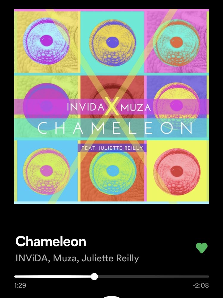 Okay guys I’m actually crying bc one of my goals this year was to have a song release on a #NewMusicFriday playlist and my song w @invidamusic 
#Chameleon got on in Germany!!!!! 😭💝 check it out thank you @Spotify @SpotifyDE  open.spotify.com/track/4DuwypY8…