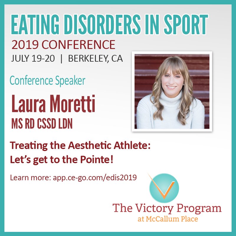 McCallumPlace's tweet photo. Dancers face unique vulnerabilities with eating disorders and injuries related to Relative Energy Deficiency in Sport (RED-S). @LMorettiRD will bring her expertise to the 2019 EDISC. Register today to learn more. #edrecovery #femalathlete #2019EDISC
https://t.co/VxHhcnlDcZ https://t.co/T6WNcaDDx7