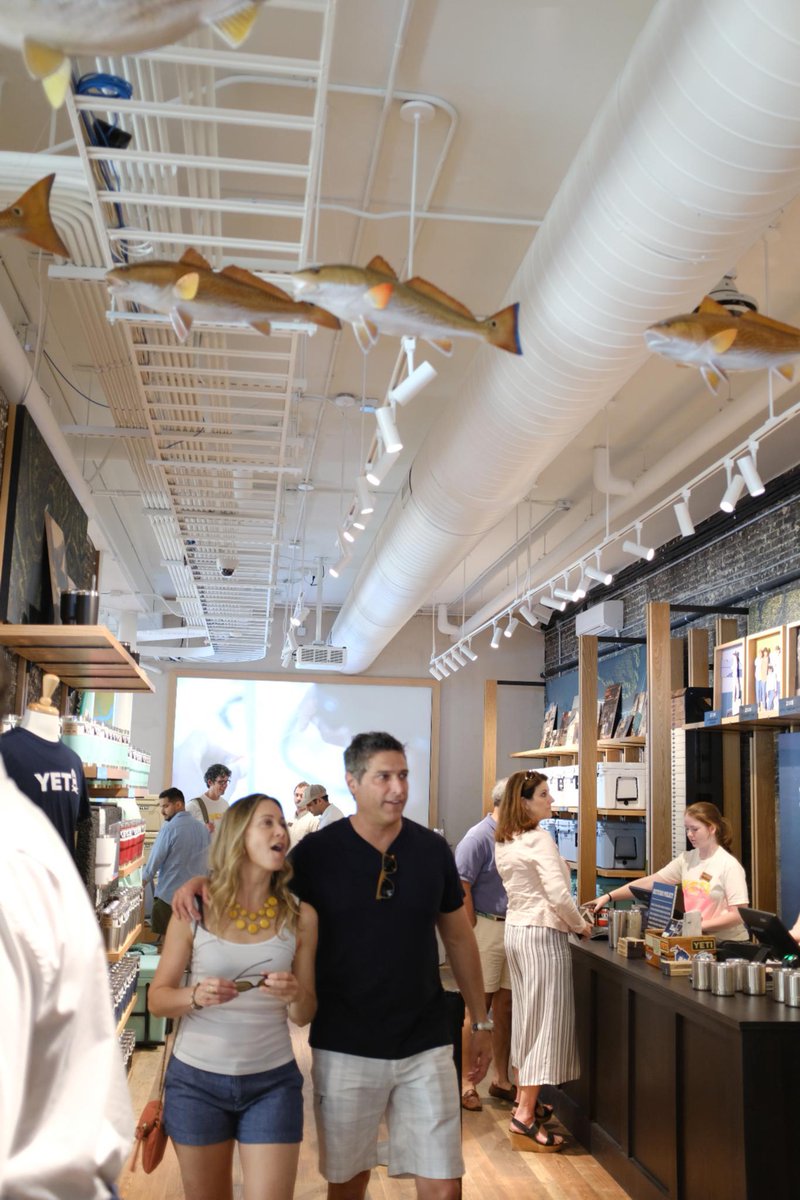 YETICoolers's tweet photo. Our grand opening party is in full swing at #YETICharleston. Come on by! Full events schedule: https://t.co/blFBjYs280 https://t.co/Zu6QG9cF1p