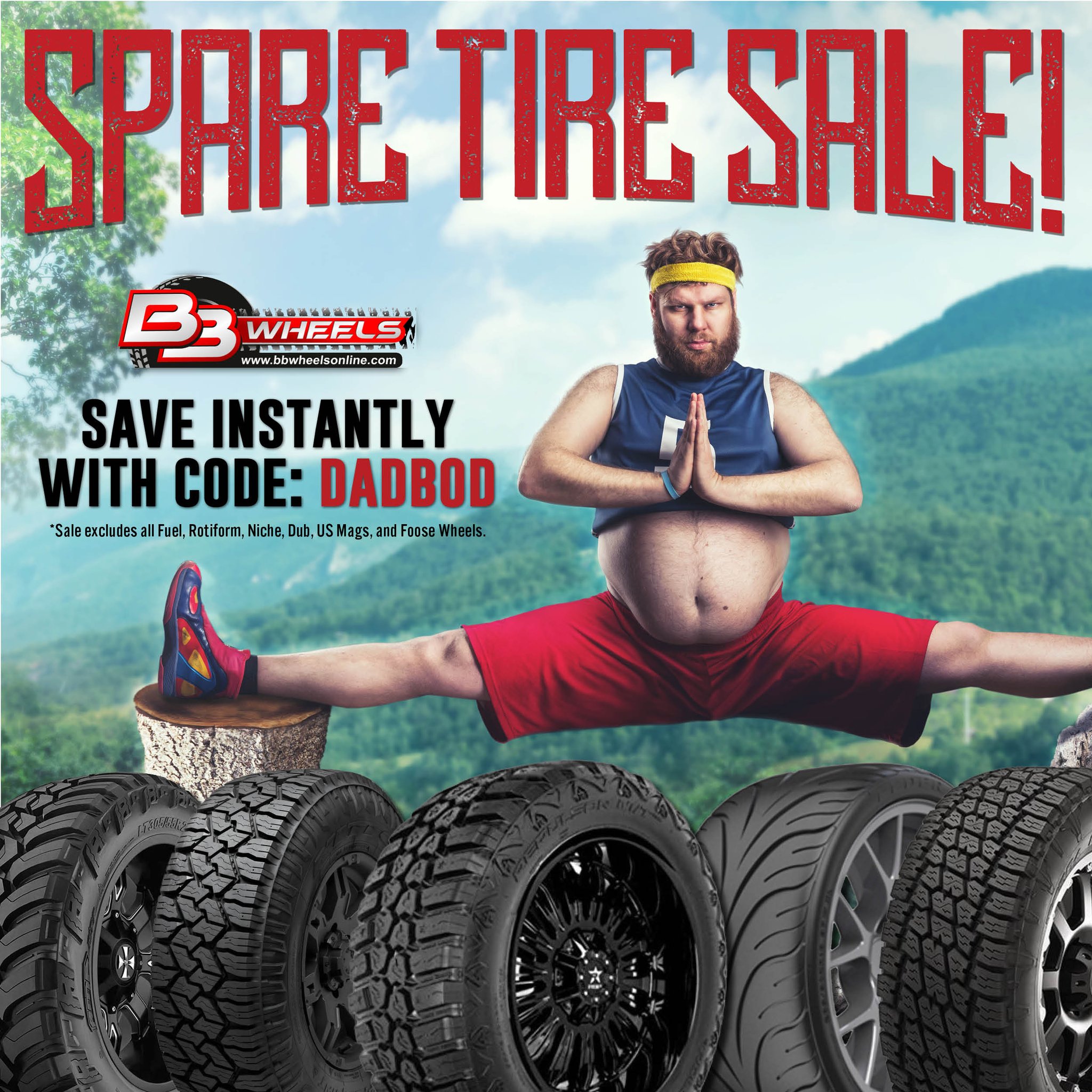 BB Wheels on Twitter "Dad bod in full force? Get your spare tire at BB
