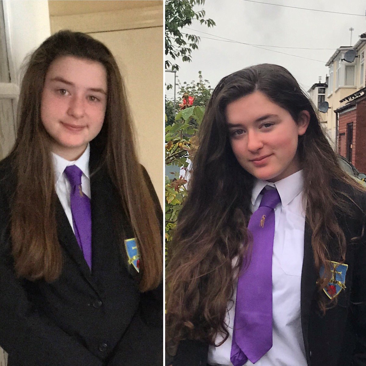lisastanleysing's tweet photo. Sofia did her last day at secondary school today..can’t believe it! The photo on the left is from when she was 12, and the one on the right was taken today at almost 16 yrs old.. best of luck to Sofia and all students for the future! 😀 #future #excitingtimes #lisastanleymusic https://t.co/nvx1NjidfU