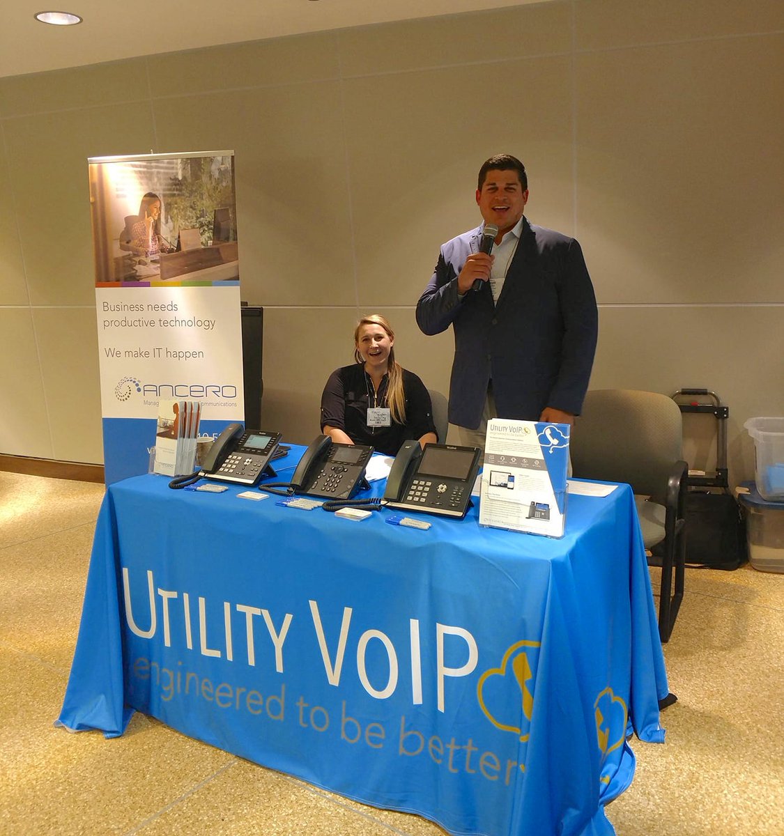 goancero's tweet photo. Ancero is proud to support the @NJ_League New Jersey State League of Municipalities at the very first One Day Mini Conference! #NJLM #municipalities #localgov #community #UtilityVoIP #VoIP #business #cloud #phone #system #ManagedIT #ManagedCommunications https://t.co/Nz3yotSp1B