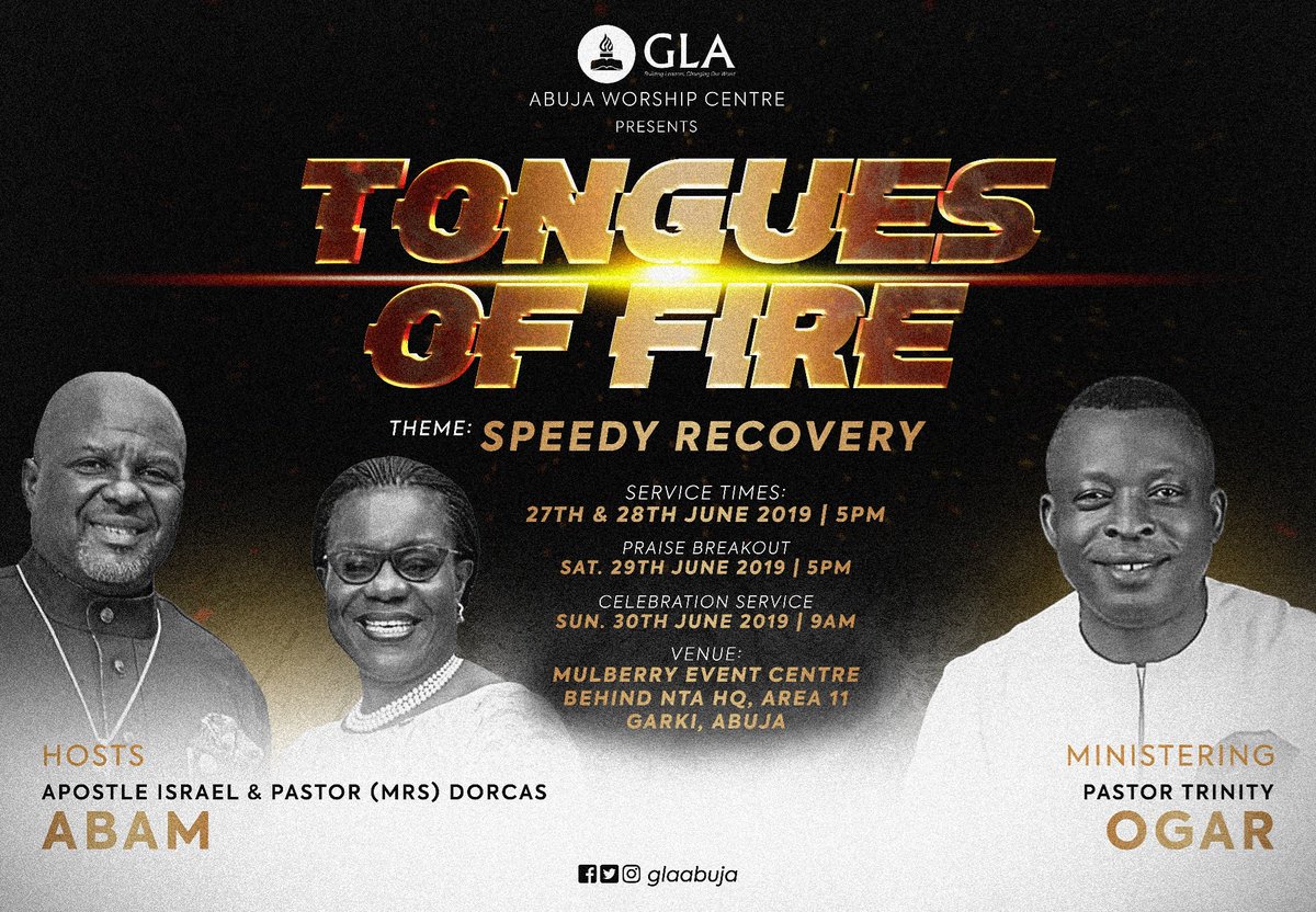 israel_abam's tweet photo. Join Us for a special time in God's presence.
#GLAAWC #TOF https://t.co/xz3JTNvlPv