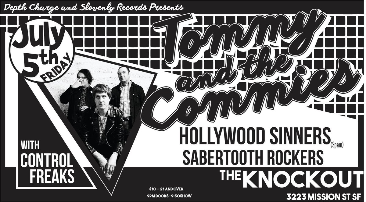 BUS TO SAN FRANCISCO:
Just a few seats are left! Book your tickets now!
Here's the event for the gig in SF on July 5th:
facebook.com/events/4675080…
with #TheControlFreaksSF, <a href="/tommy_commies/">Tommy and the Commies</a>, <a href="/HSINNERS/">HOLLYWOOD SINNERS</a>, and #SabertoothRockers @ The Knockout!