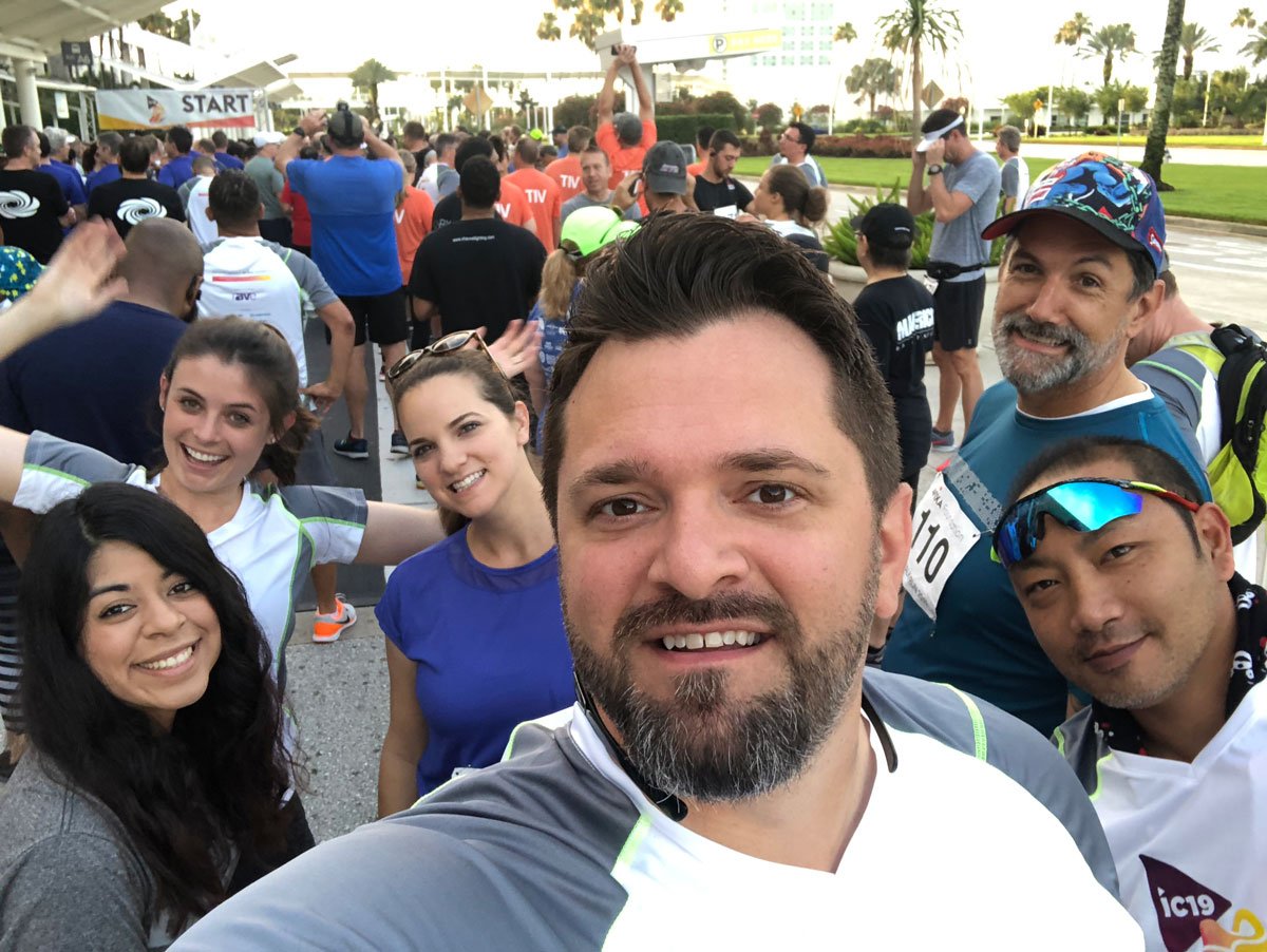dynascan's tweet photo. Team "DynaSaurs" tackled the #InfoComm 5K this morning! If you haven't stopped by #DynaScan booth 301 yet, we invite you to come discover what's new! https://t.co/r33tP1mYbT