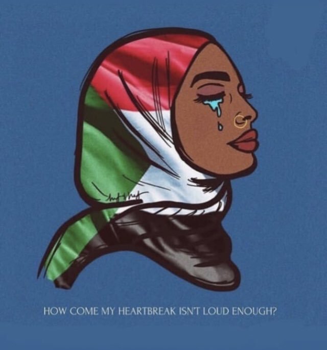 lourenga's tweet photo. No podemos permanecer silentes sobre la masacre en Sudán. Van 500 muertos, más de 700 heridos, 48 mujeres y 6 hombres violadxs y más de 1000 desaparecidos. #BlueForSudan https://t.co/kos65KOovr