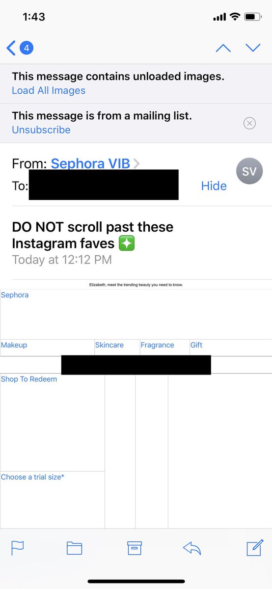 LizLundblad's tweet image. More examples of why #AltTextMatters from @Sephora and @MLB. How do I know what you want to sell me?