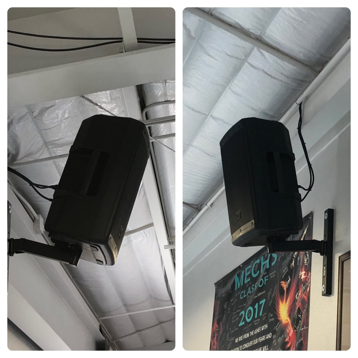 Mechs2019's tweet photo. Two of our senior gifts are officially complete and installed! Thank you to our MECHS Phoenix Family for always supporting us, we hope you like our gifts! #MECHS #PhoenixFamily #TeamSISD https://t.co/YwEKQleoMo