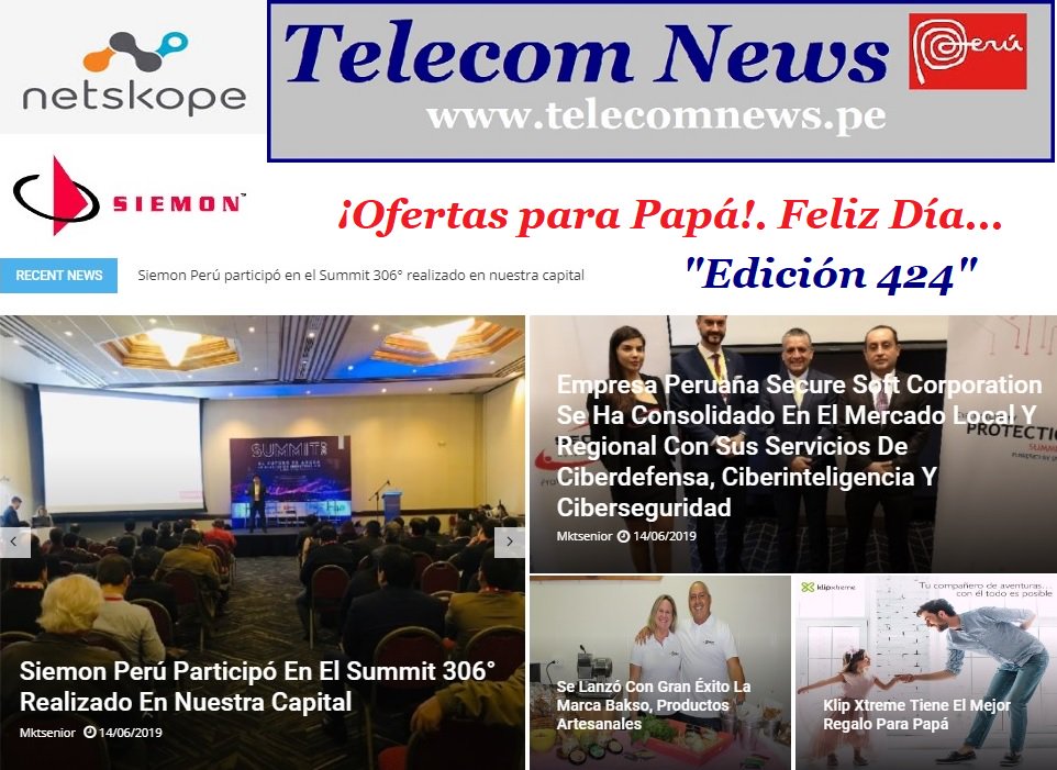 PeruTelecom's tweet image. Estimados Amigos: Invitarlos a la edición 424 de:
telecomnews.pe  
Y mucho más… “Feliz Día Papito Tecnológico”