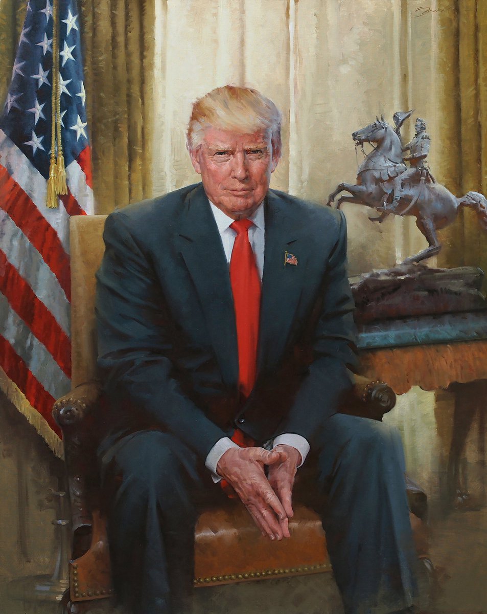 Franklin_Graham's tweet photo. Happy birthday Mr. President! You continue to be in the prayers of millions of Americans who love you, support you, and are standing behind you.

Portrait by John Howard Sanden.

@POTUS @realDonaldTrump https://t.co/sfntEW42cZ