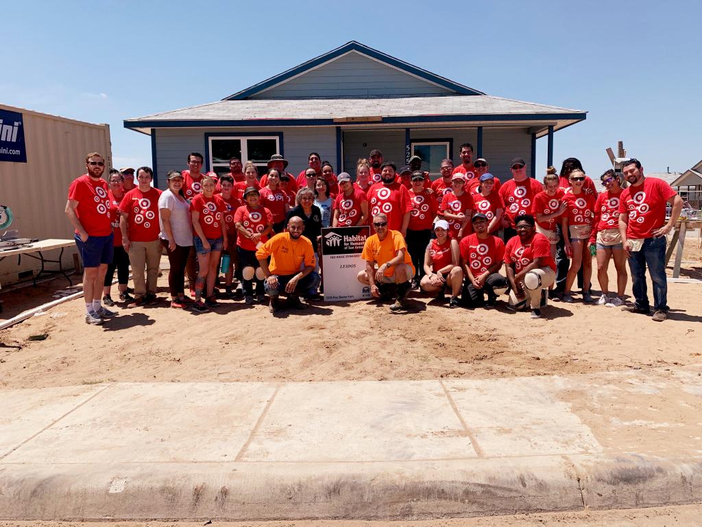 D327 Volunteering with Habitat for Humanity!! Such a great turn out, thank you to everyone that came out!! #Target #G392 #D327 #Community #SanAntonio