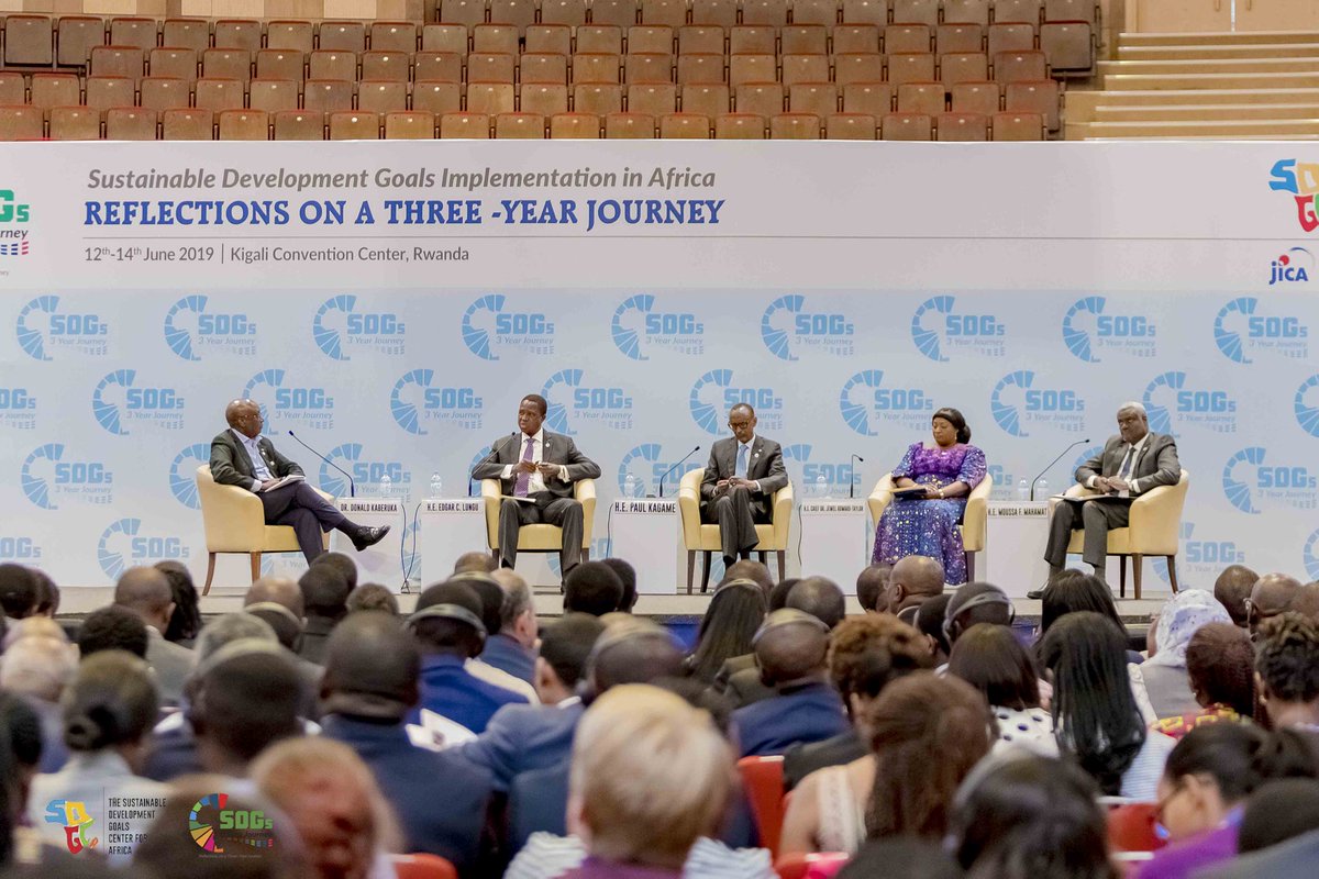 HajerGueldich's tweet photo. End of the Reflexions on a three- year journey on Sustainable development goals's implementation in Africa, a conference that provided a public forum for high level discussion on SDG progress across Africa. 14 June 2019 at Kigali Convention Center, Rwanda. https://t.co/KiOmf5F96x