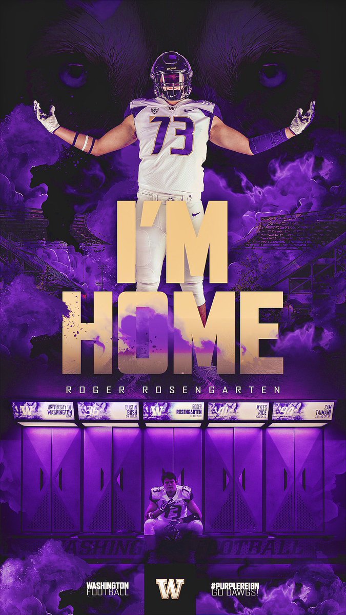 100% COMMITTED❗️ TO THE UNIVERSITY OF WASHINGTON!💜💛☔️🐺☔️ #GoDawgs #PurpleReign 
@CoachPeteUW @scotthuffUW