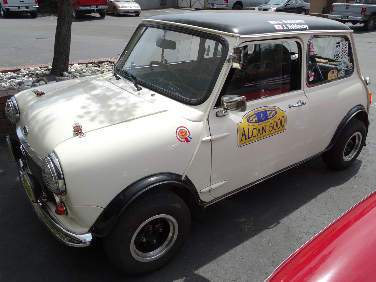 'Pokey', famed in story and song, basks in the late afternoon sun after a rare drive to the office | 7ent.com

#SevenMiniParts #classicminiparts #Mk2mini #classicmini #classicminis #mini #minis