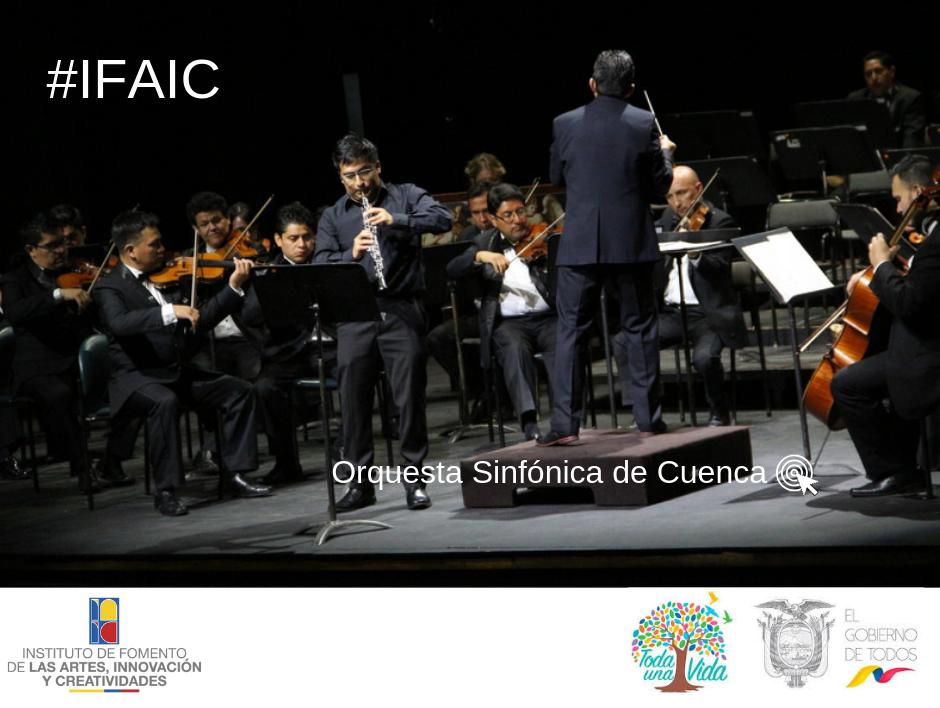La Sinfónica de Cuenca es una institución Cultural Pública que fomenta el repertorio sinfónico nacional y universal de calidad, a través de la difusión, promoción, creación, conservación y rescate del patrimonio artístico musical. #IFAIC es #FomentoCultural