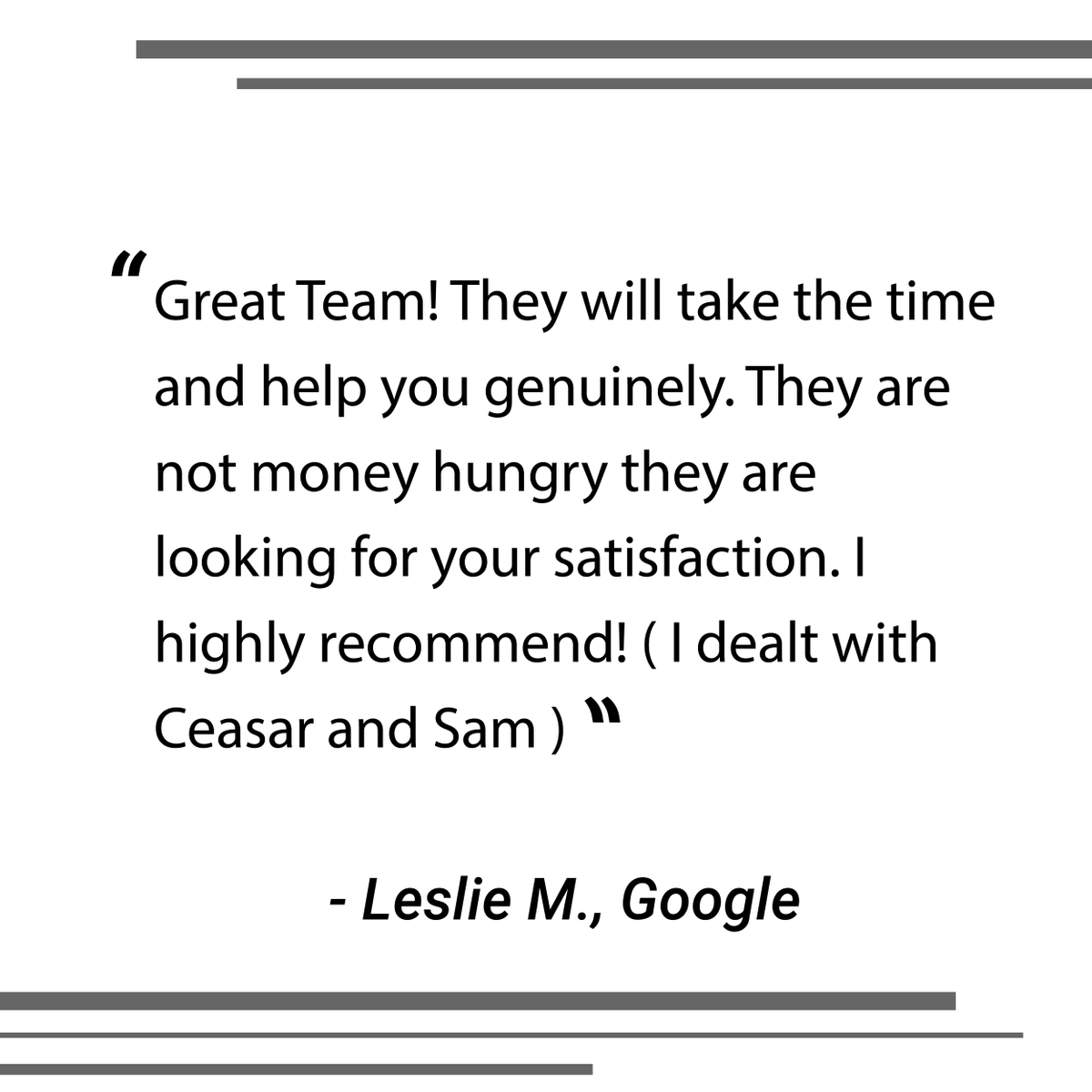 INFINITIpdx's tweet photo. Thank you so much for the kind words, Leslie! 😁 #HappyCustomers #OnePersonOnePrice #BeavertonINFINITI https://t.co/A012sulcVP