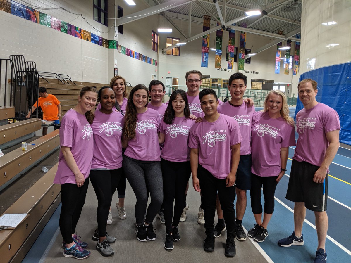NutterLaw's tweet photo. Team Nutter has its game face on for @PlayworksNewEngโs Corporate Kickball Tournament today. Go team! #UncommonSummer #NutterCares https://t.co/Tfffp43YCx