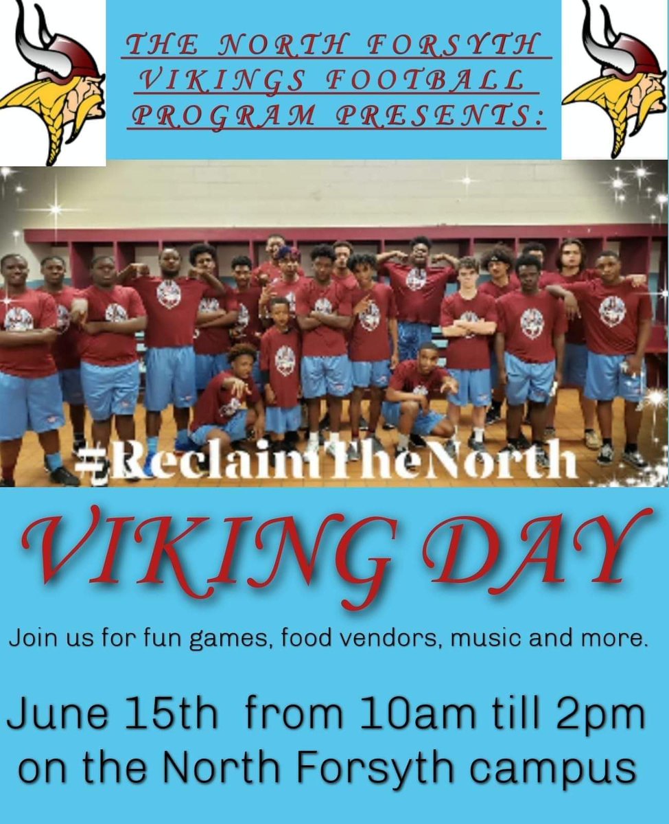 NoFoVikings's tweet photo. The place to be tomorrow! #StudentAthletes #WakeupKickbuttRepeat https://t.co/5A4JUZ0FVv