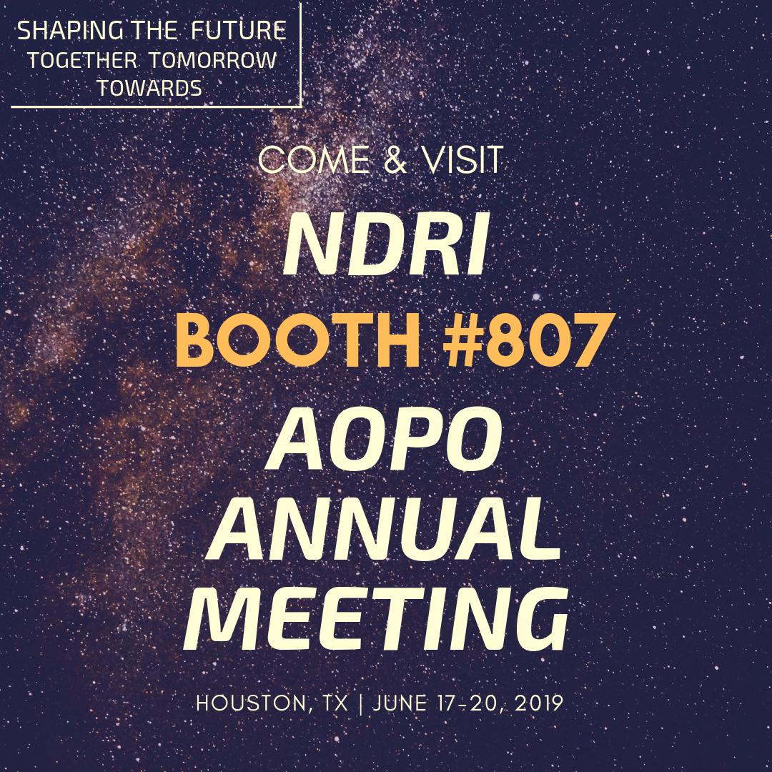 NDRI on Twitter "Don't miss NDRI at the AOPO Annual Meeting in Houston