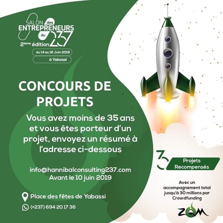 HC_SAS237's tweet photo. RDV A YABASSI
Nous prendrons la route demain lorsqu'il sera exactement 4h pour la 2e édition du Salon des Entrepreneurs 237 Yabassi.
Vous découvrirez également les jeunes qui bénéficieront d'un accompagnement de Hannibal Consulting suite à l'appel aux Projets.
#Zoom237 https://t.co/8p5i5eWxix