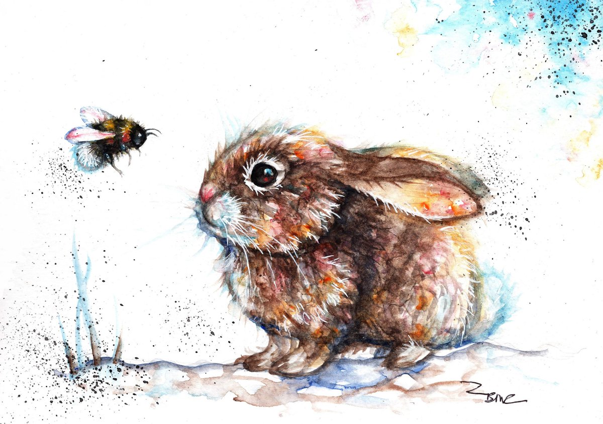 BeeArts1's tweet photo. Rabbit and Bee in Watercolor,#rabbit,#bee,#pets,#wildlife,#woodland,#gardens,#cute,#watercolor,#art,#artist,#poster,#picture,#family,#nursery,#etsyshop,#follow,#share
https://t.co/QGqFKqkPy8 https://t.co/WOQKvOo0bX