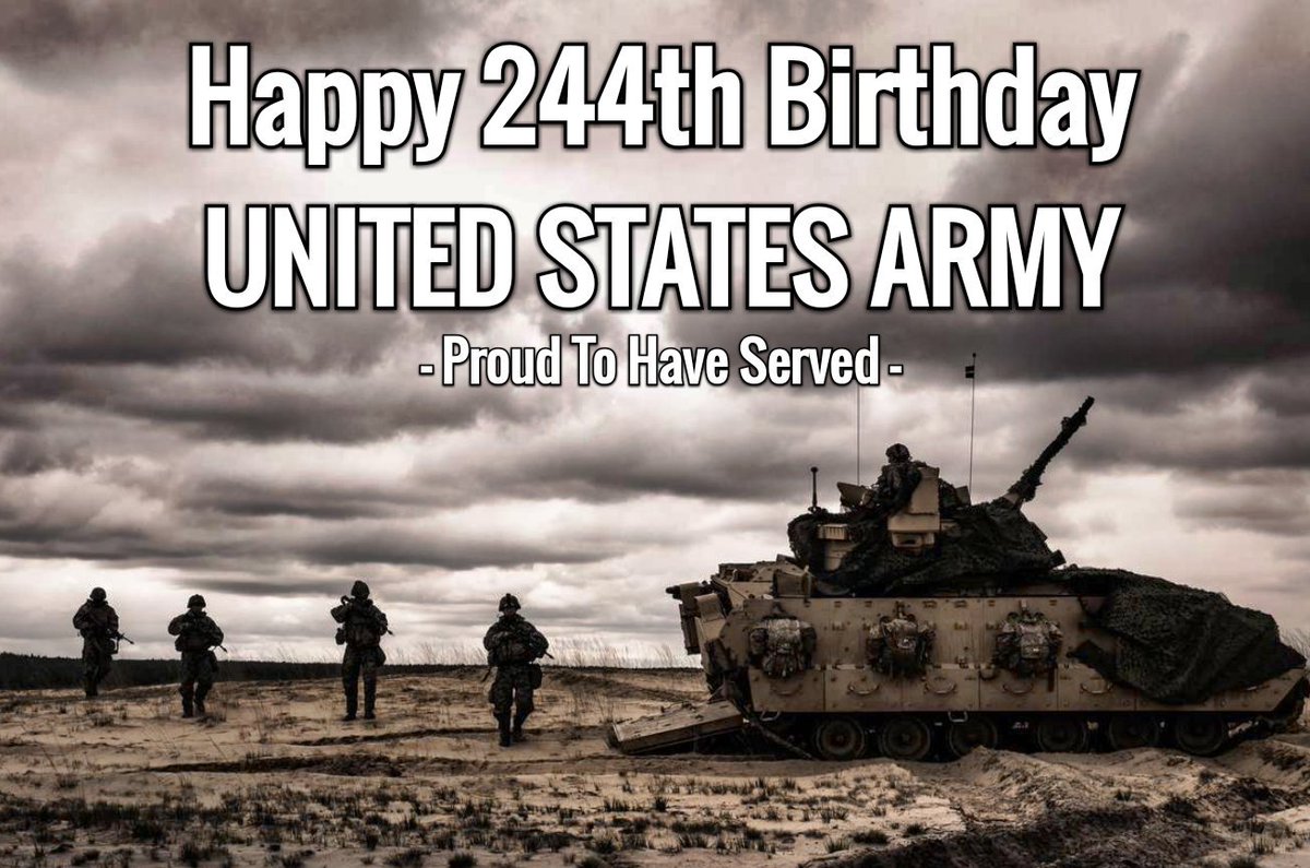 Big_Red_Rage's tweet photo. Thank you for the years of my life that changed me forever. #happybirthday @usarmy! #GodBless our #brothers and #sisters #aroundtheworld #representing and #defending #freedom!
#3rdAD #32ndBA #ThirdHerd #Spearhead #Elvis #M1A1 #FireTeam https://t.co/RXOndur0pI