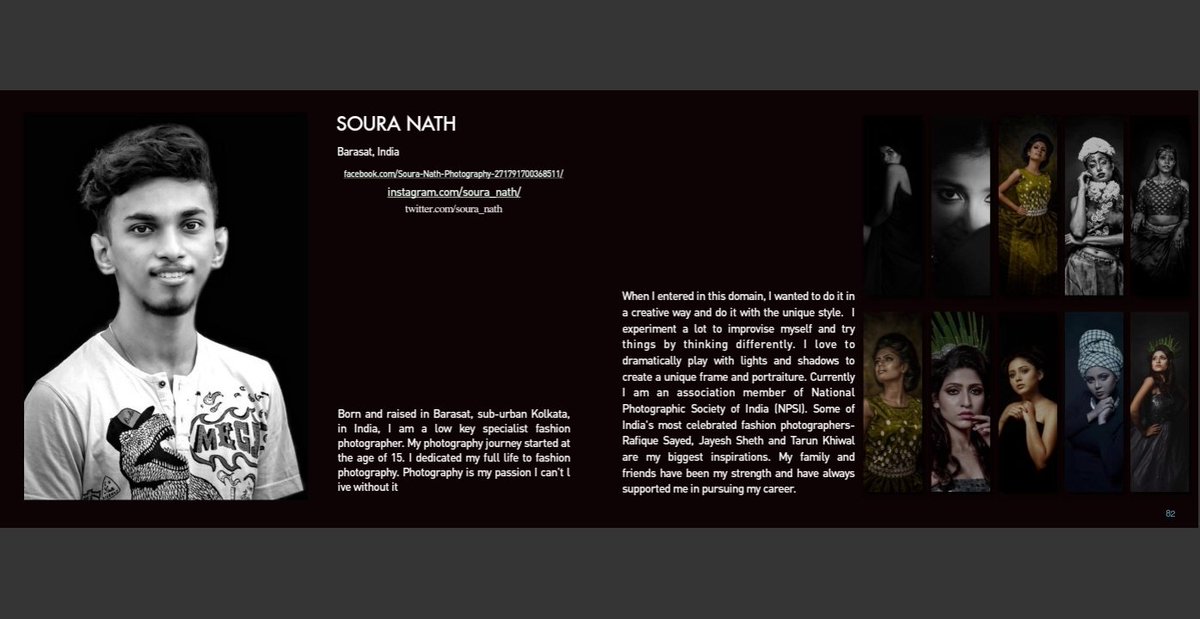 soura_nath's tweet photo. Some of my works published in WePhoto Potrait Ebook (Russian Ebook)
#souranath #souranathphotography #award #fashionphotography #wephoto #authors https://t.co/3CV7BLQnVI