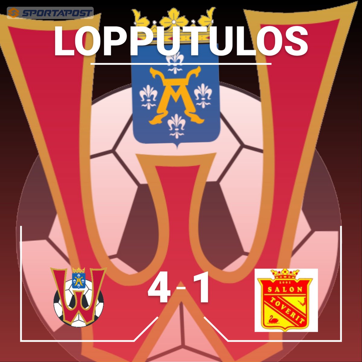 Neljäs voitto putkeen!

Pelit jatkuvat jo maanantaina 17.6 klo 20.15 Parkilla,
vastassa silloin TPS 2.

#nelonenlänsisuomi