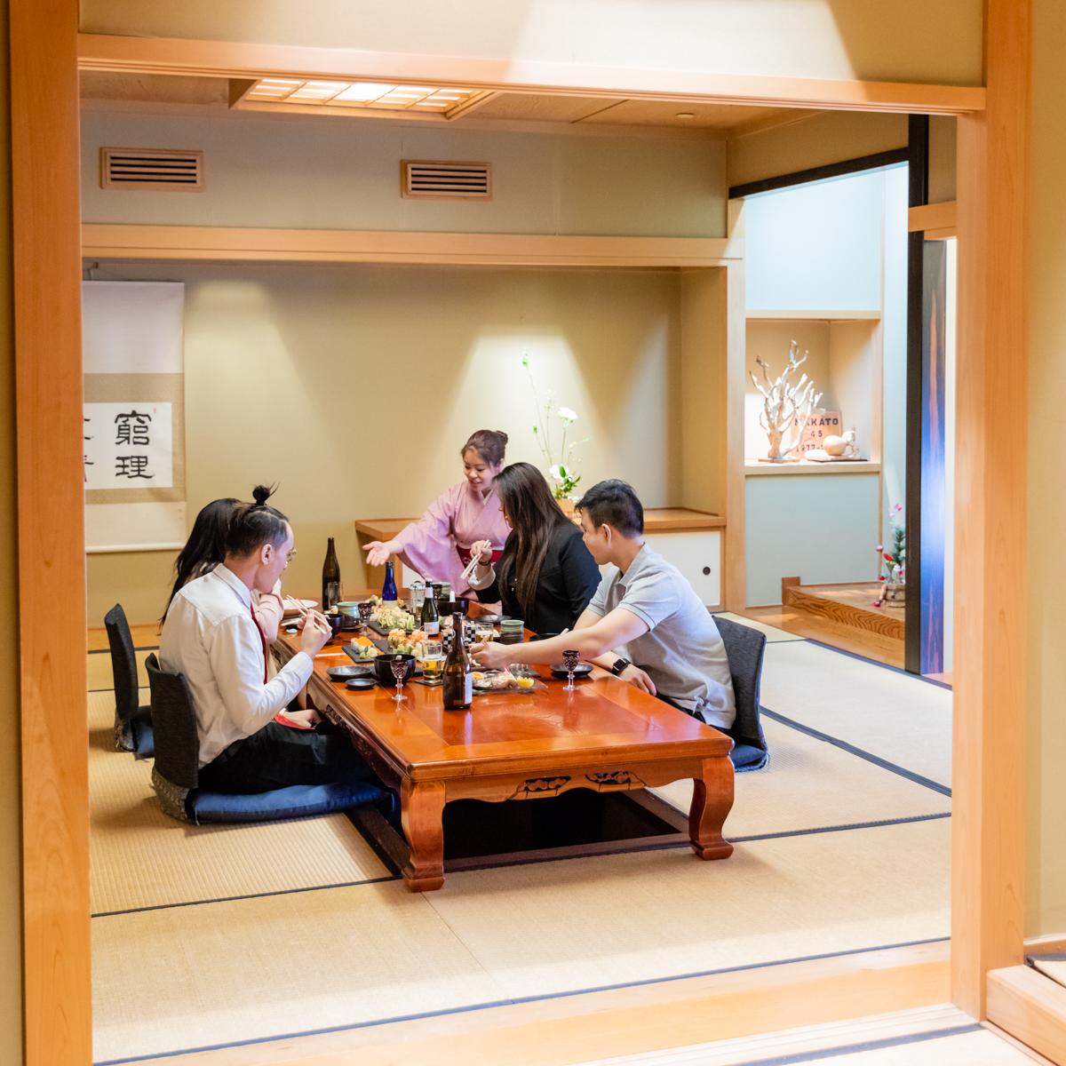 Experience the authenticity of Japan in our Tatami Rooms at Nakato. #SobuckATL #NakatoATL #Nakato46 #AuthenticJapanese #AtlantaDining