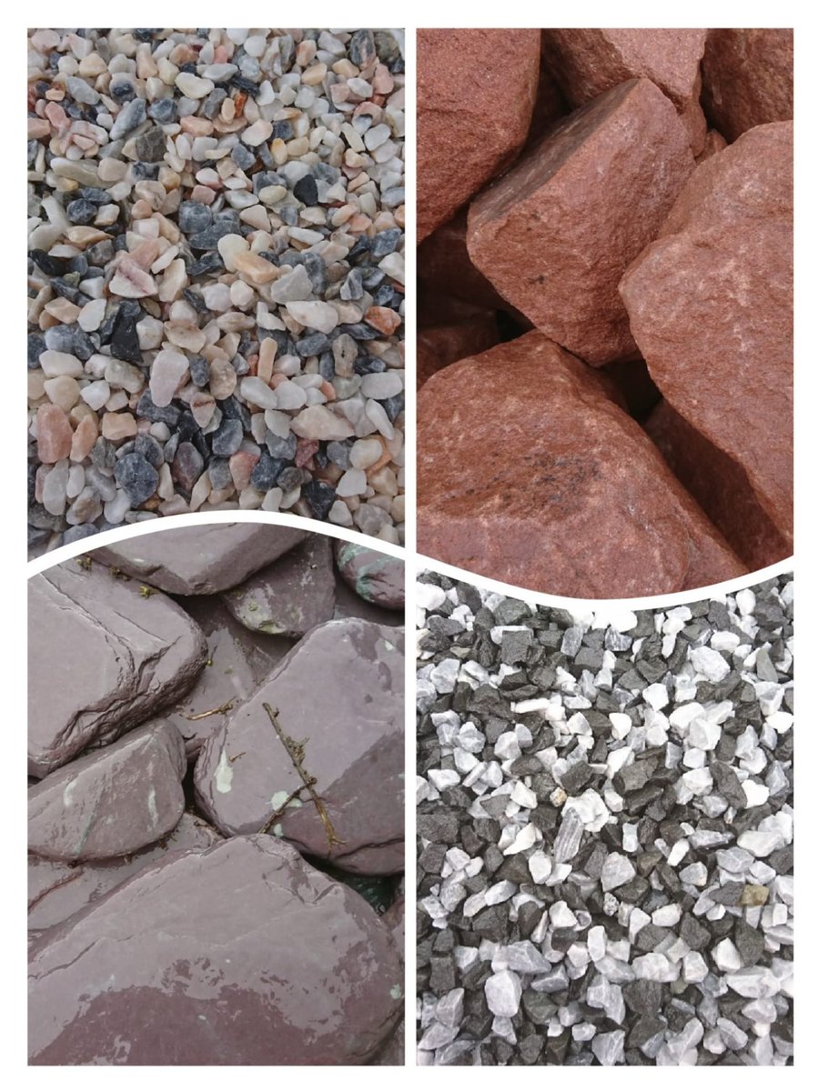 At pwwaters.co.uk we have more new products, Flamingo Chippings, Red Sandstone Rockery, Plum Slate Paddlestones, Black Ice Chippings, and much more
