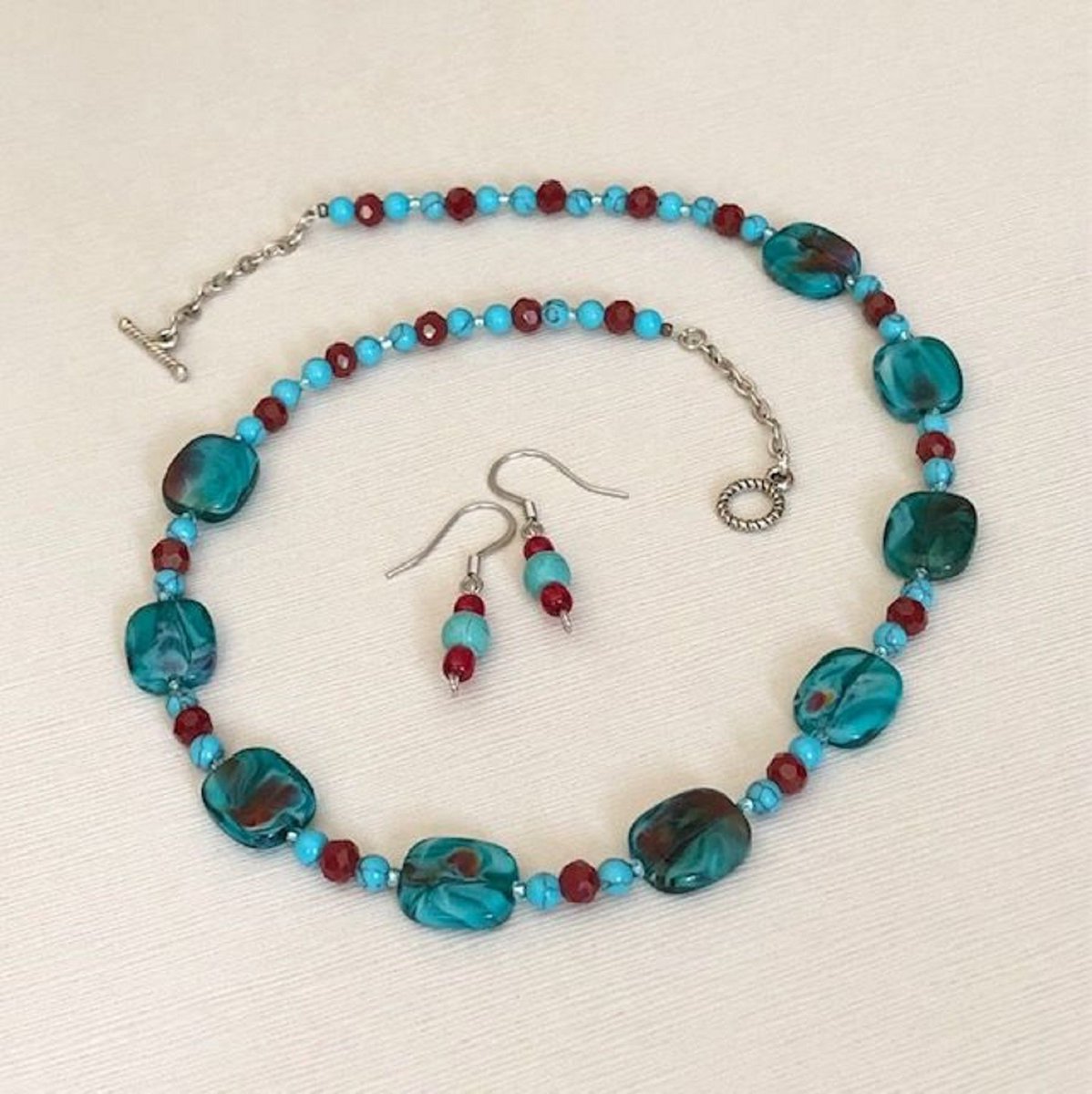 bstrongin1's tweet photo. Colorful Bead Necklace Set Colorful Necklace Earrings Multi Color Glass Bead Necklace https://t.co/dxSqxX0Tm6 #colorful #multicolor #aqua #red #turquoise #redturquoise #beadedjewelry #beadednecklace #necklaceearrings #summerjewelry #summernecklace #bohojewelry https://t.co/cf6qpUGg7m