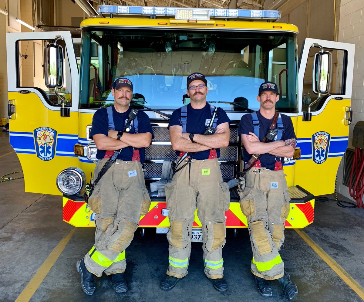CFEMSPIO's tweet image. The crew of Engine 20 today has a strong mustache game while the Medic crew not so much! #stache #firefighter #notsomuch #handlebarmustache #noshave #keeptryingmediccrew