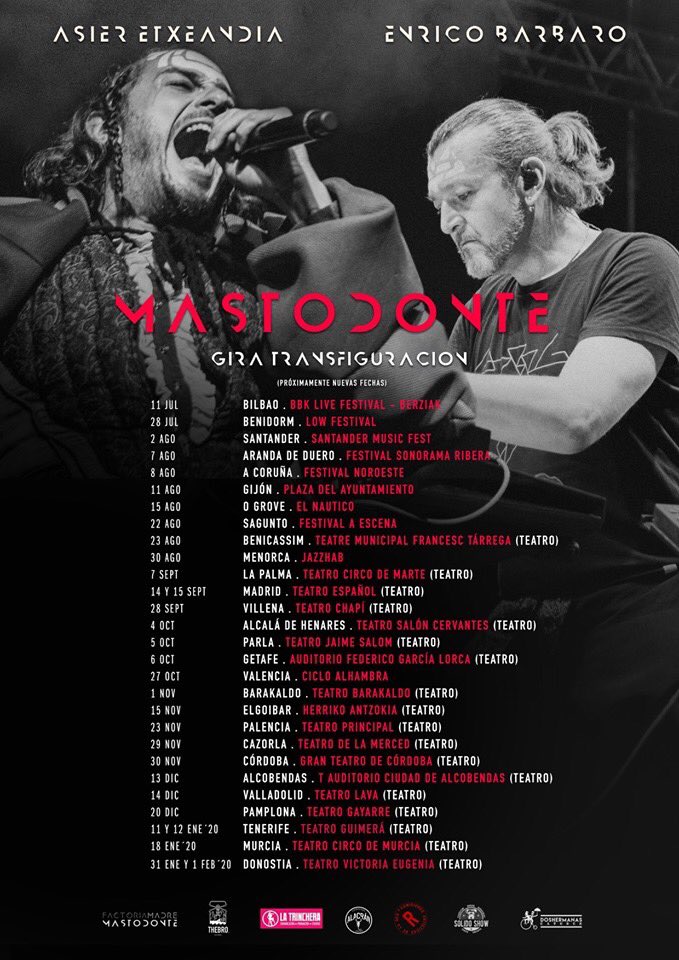 AlgoDiferente's tweet photo. @MastodonteFM @asieretxeandia @DosHermanas14 @JoseLHuertas 🤪No digo más. Pero acabo de ver que el 14 de diciembre está #Mastodonte en #Valladolid y no podía ser otro lugar que @LavaVLL , pues allá voy que me sé ya algún tema y me da tiempo aprenderme todo #orgullodeMastodonte @asieretxeandia #EnricoBarbaro + Info https://t.co/12oWhS9xeJ https://t.co/D7yJabV5qb