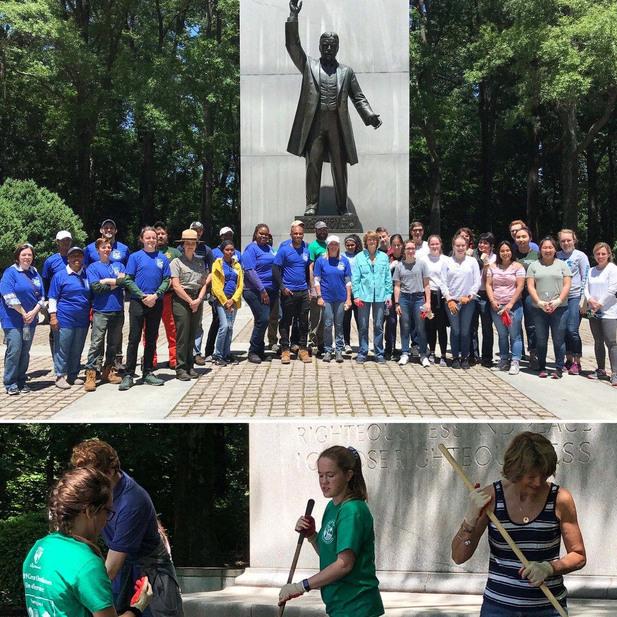 TheCorpsNetwork's tweet image. Thank you Sen. @lisamurkowski &amp;amp; your team for joining us to #ServeOutdoors at @NPSGWMP! We appreciate your support of the 21st Century Conservation Service Corps movement. #21CSC #EscapeTheIndoors