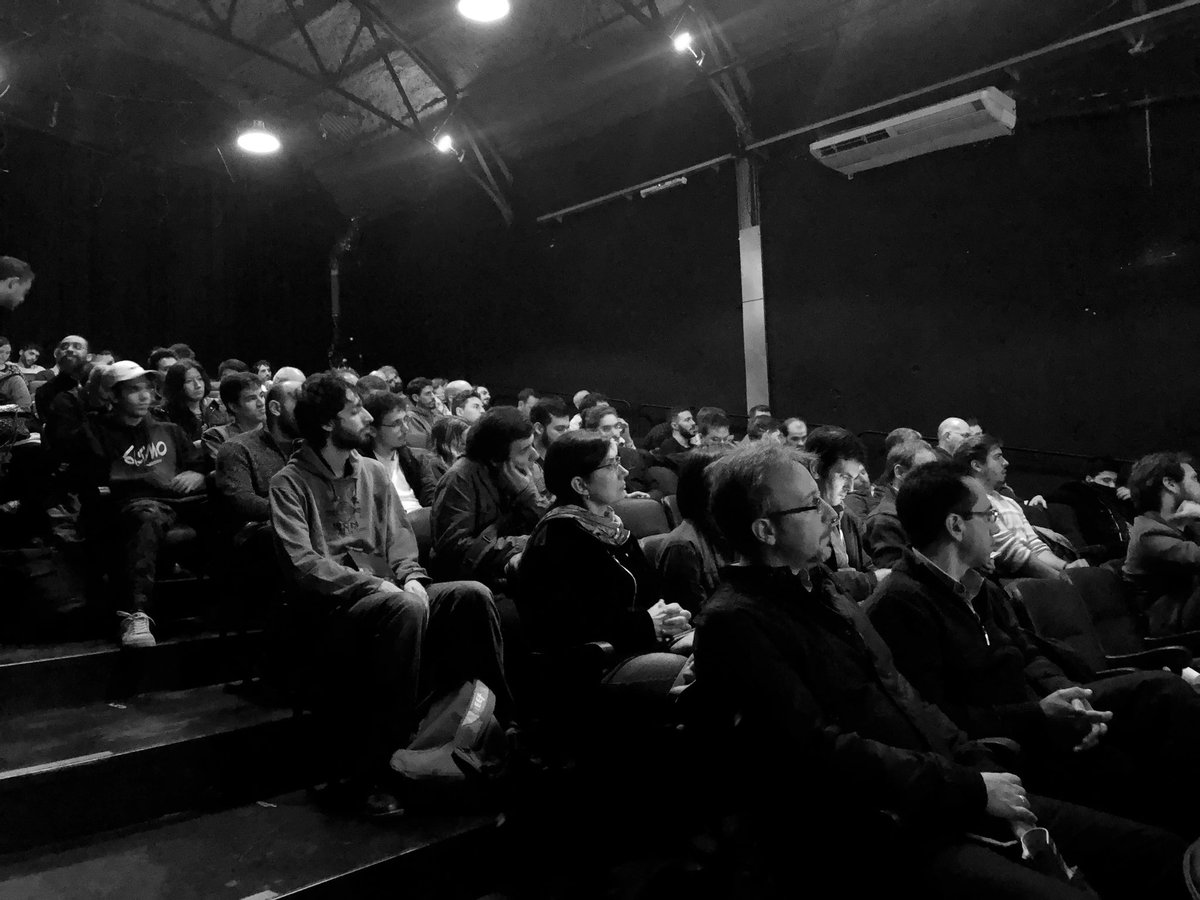 Listening to Fran and Fito, the two friends with who I organized <a href="/zruput/">Zruput Conf 2019</a>, the telecomunication conference that is the small sister of the @BuzzConf19. Yesterday was my birthday. This was the best way of celebrating it: sharing knowledge and having fun!