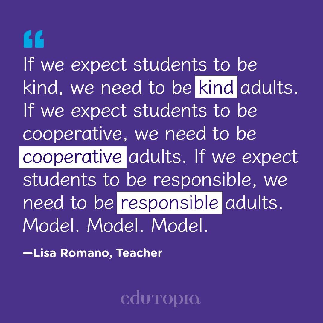 VCSMentalHealth's tweet image. Lead by example: Model being kind - Model being cooperative - Model being responsible #KindnessMatters #leadbyexample #MentalHealthMatters #SocialEmotionalLearning #SEL